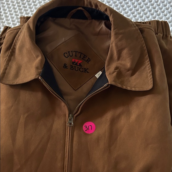 Cutter & Buck Tan Bomber Jacket - Picture 10 of 10